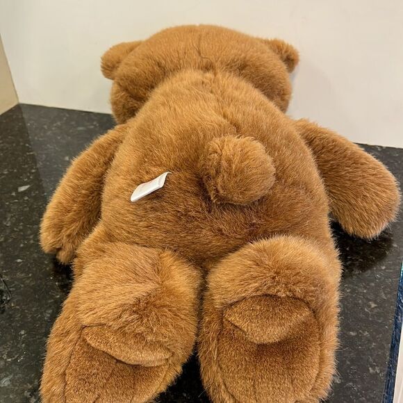 Brown Soft Plush Bear with Tag. SKM Enterprises. Size 18” - Picture 5 of 7